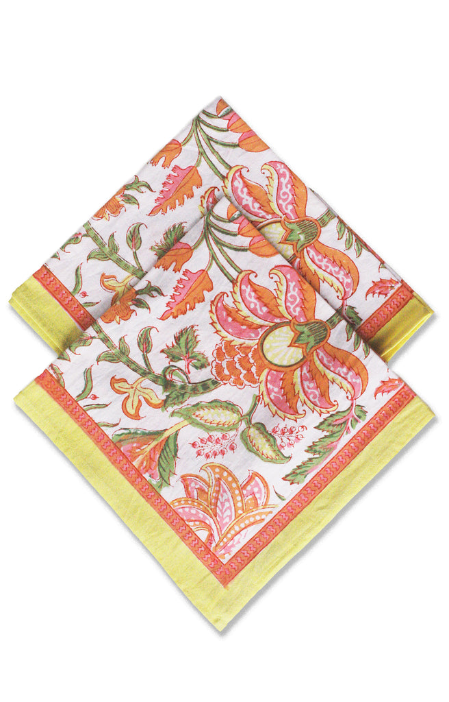 Table Linens in Summer Tapestry