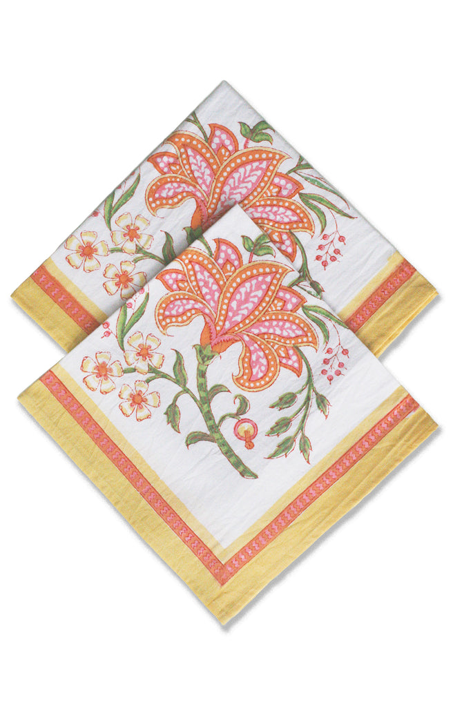 Napkins in Summer Bouquet