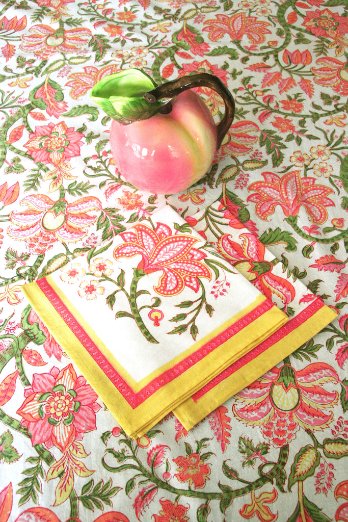 Napkins in Summer Bouquet