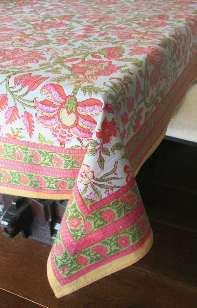 Table Linens in Summer Tapestry