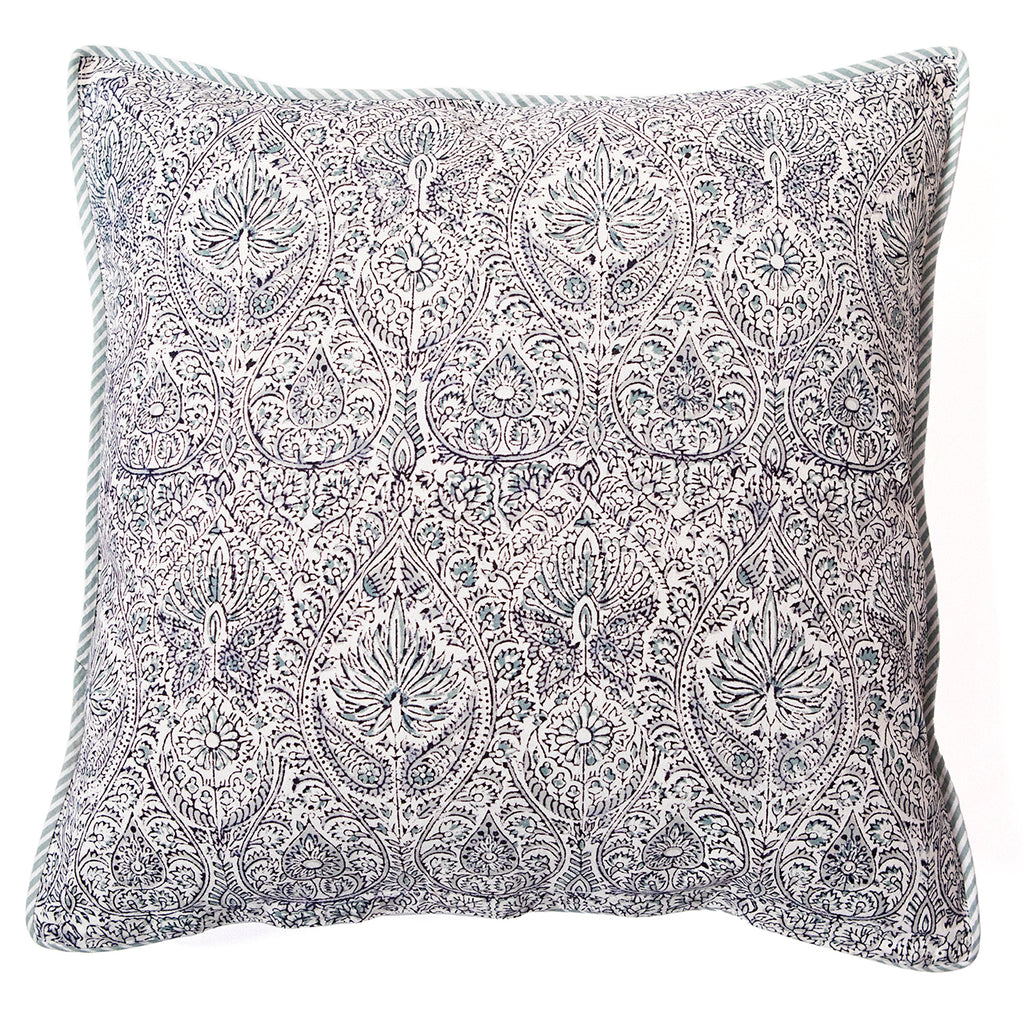 Cushion Covers in Grey Vines