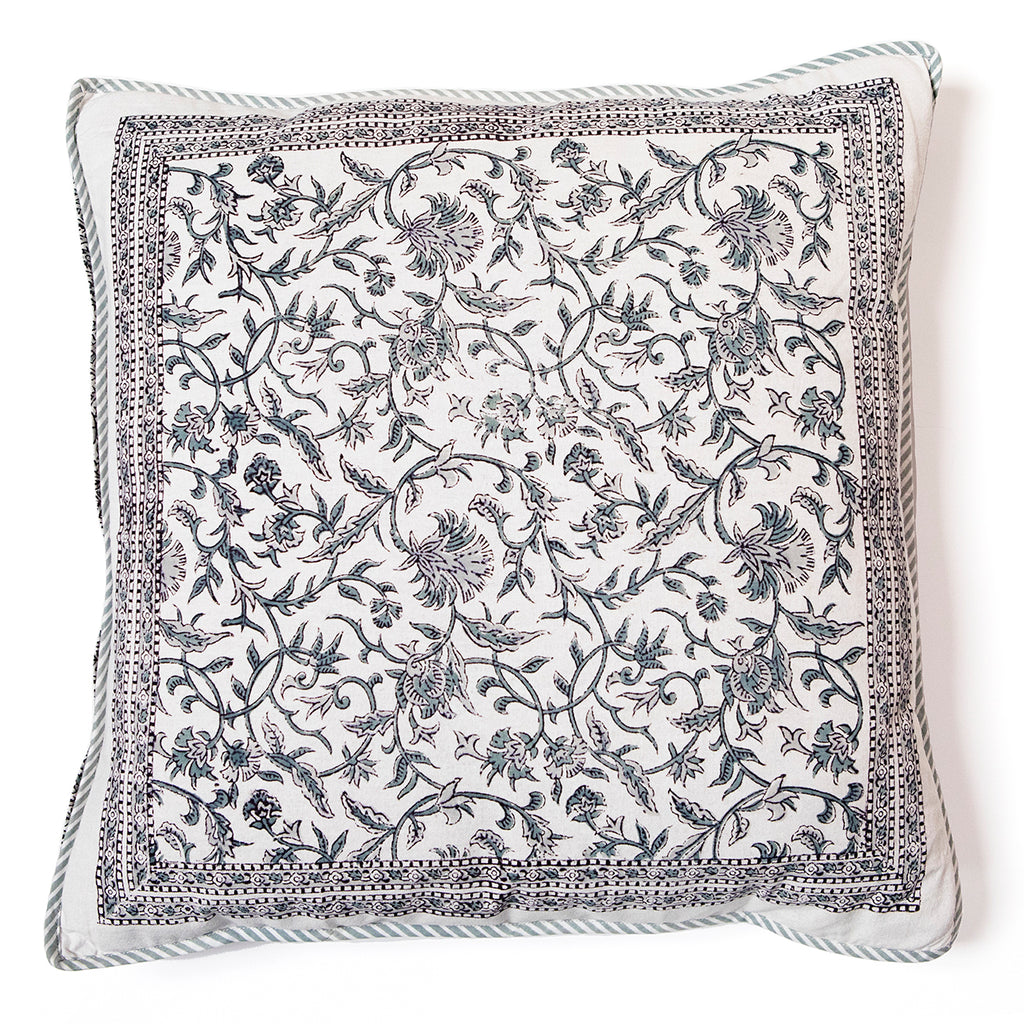 Cushion Covers in Grey Vines