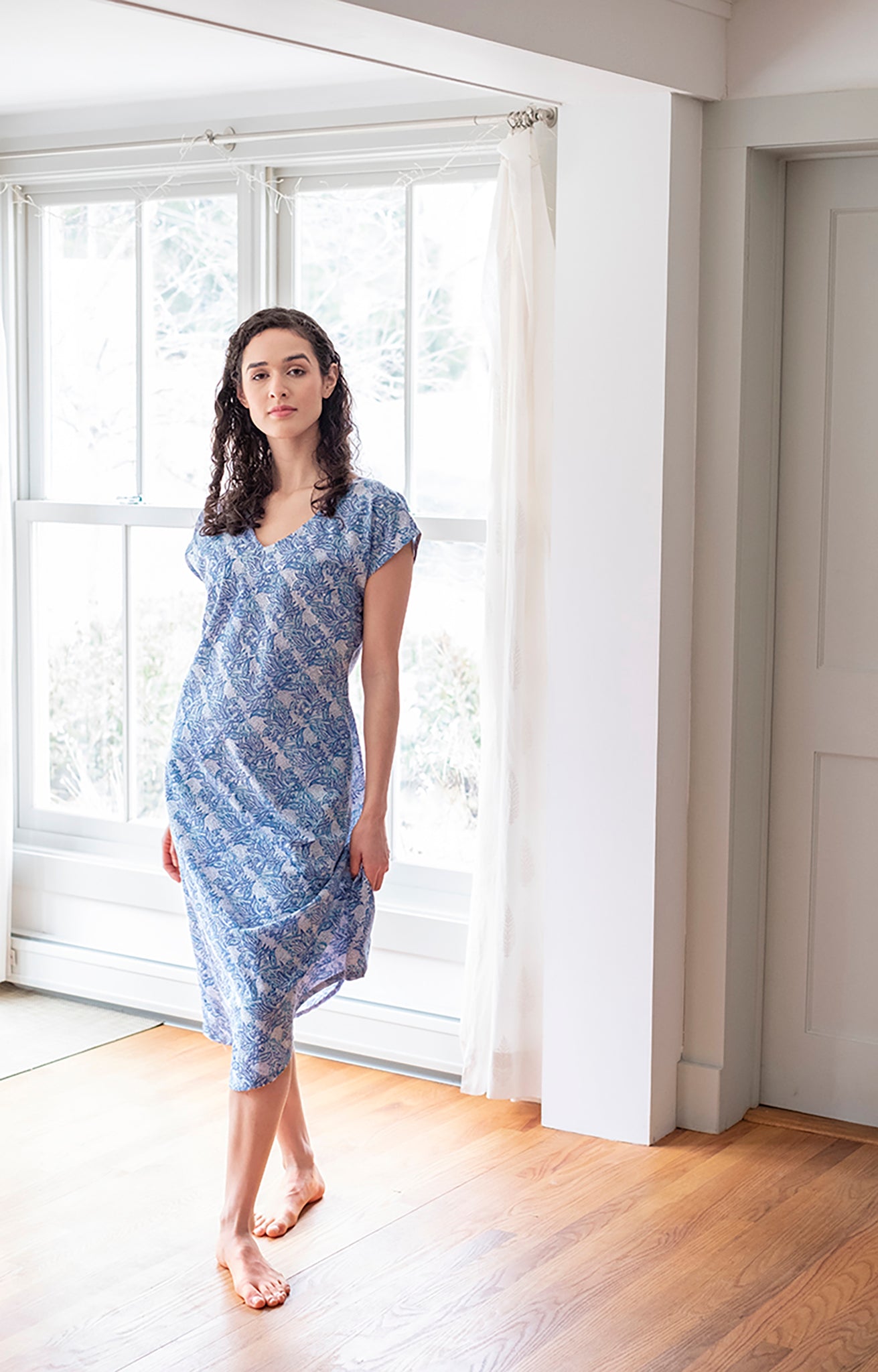 Ella Dress in Vine Leaves