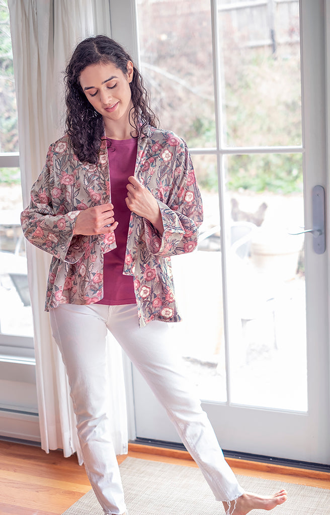 Sara Jacket in Wild Rose