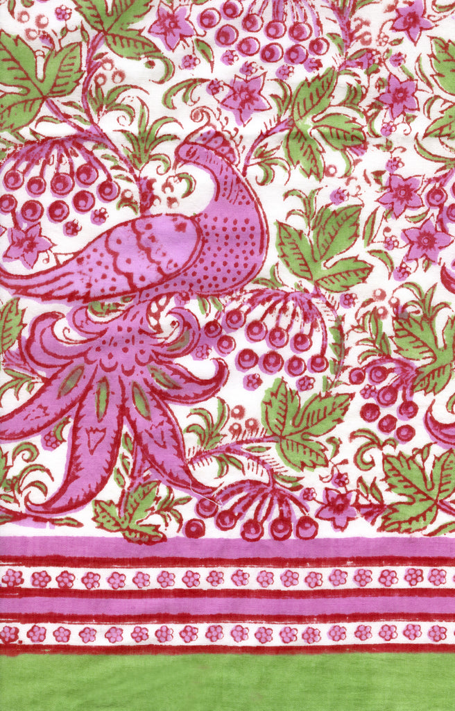 Scarf in Birds and Berries