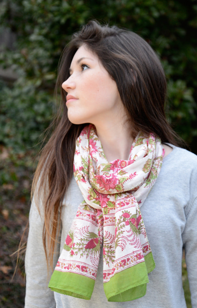 Scarf in Briar Rose