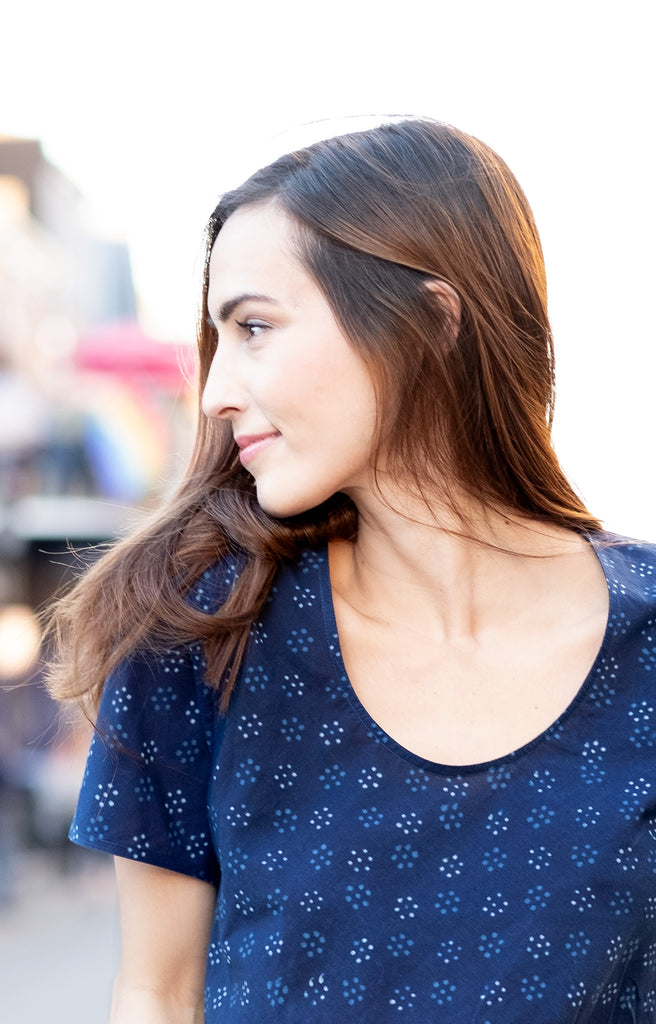 Bundi Tee in Dot Flower