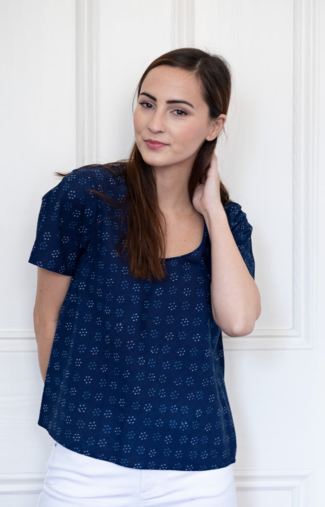 Bundi Tee in Dot Flower