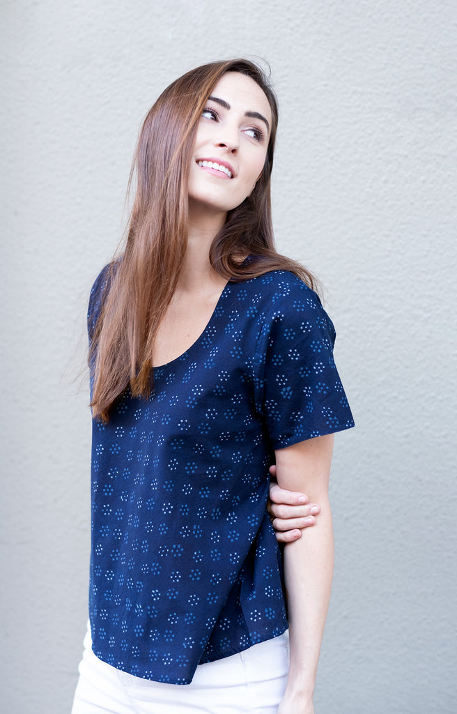 Bundi Tee in Dot Flower