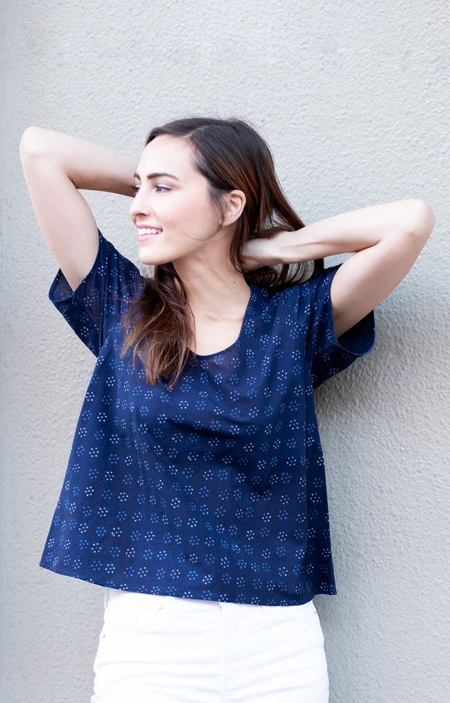 Bundi Tee in Dot Flower