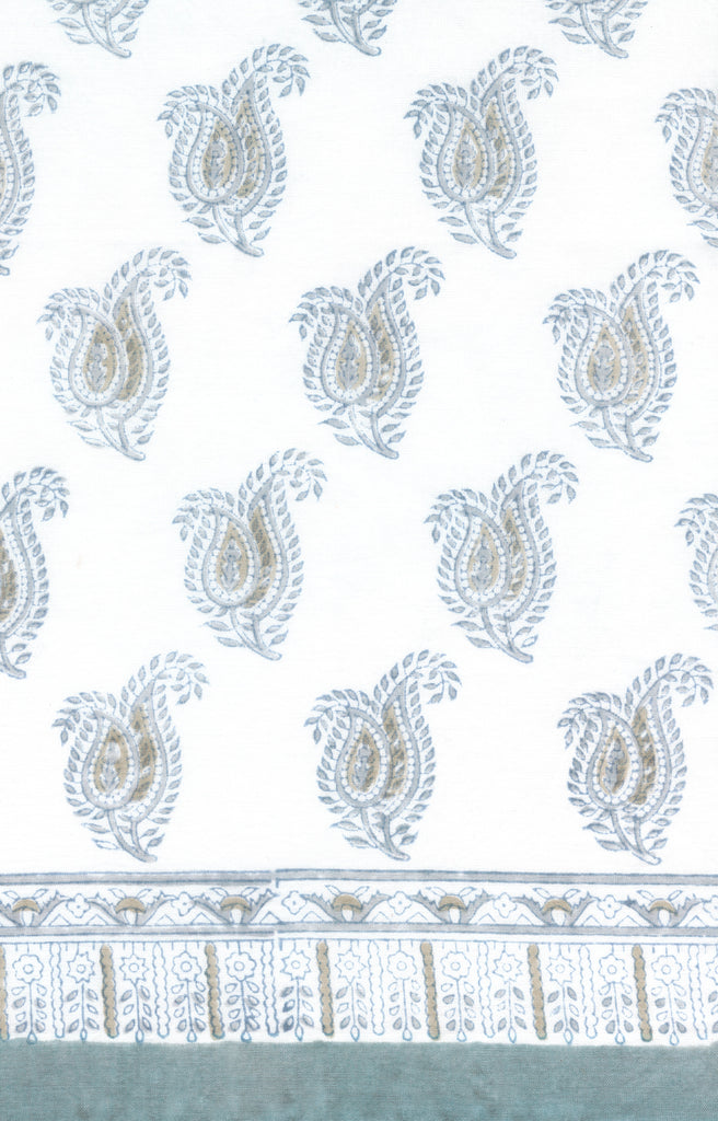 Straight Tunic in Dove Paisley