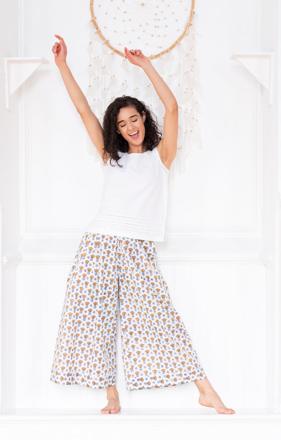 Culottes in Gold Tulip