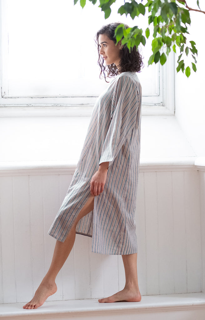 Classic Tunic in Grey Stripe