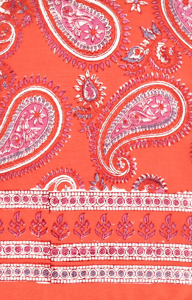 Scarf in Hot Paisley