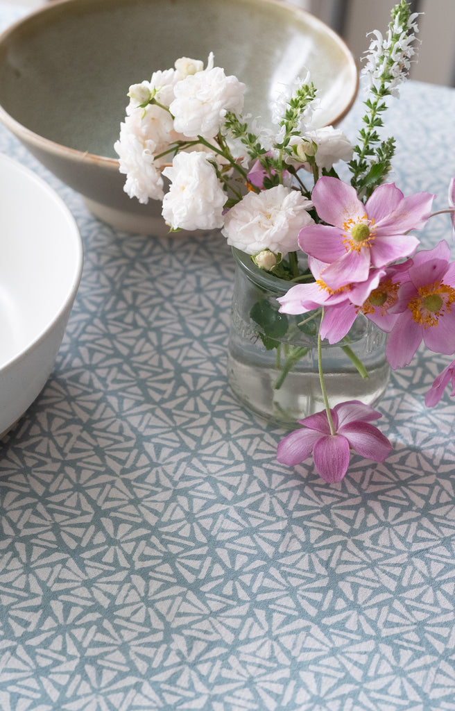 Table Linens in Ice Crystals