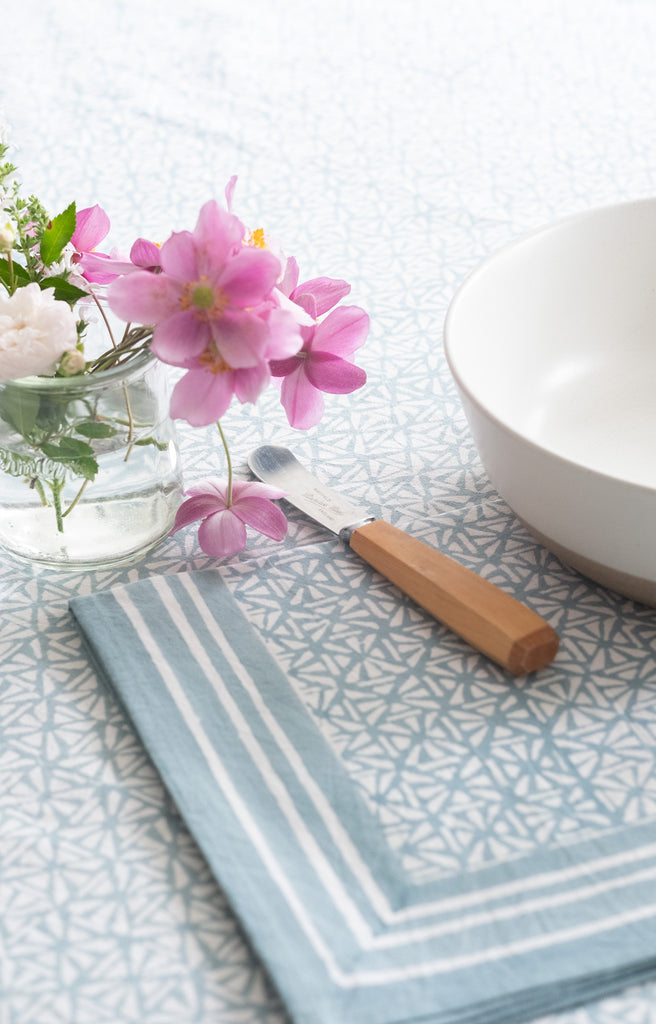 Table Linens in Ice Crystals