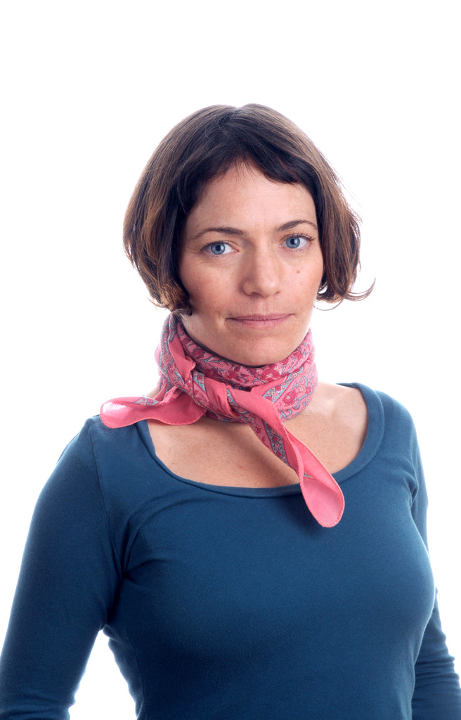 Scarf in Library Pink