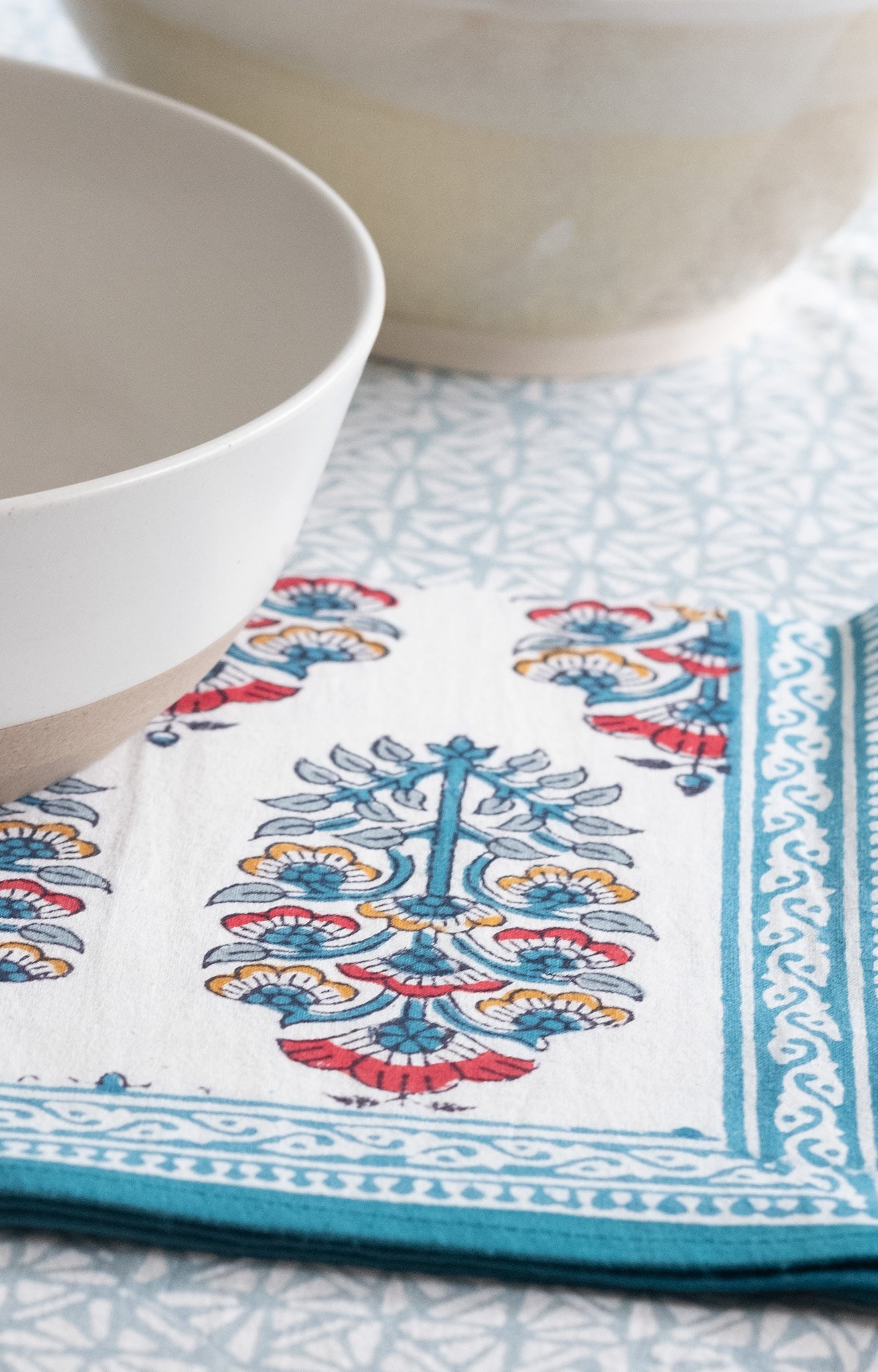 Anokhi USA Table Linens in Moghul Multi