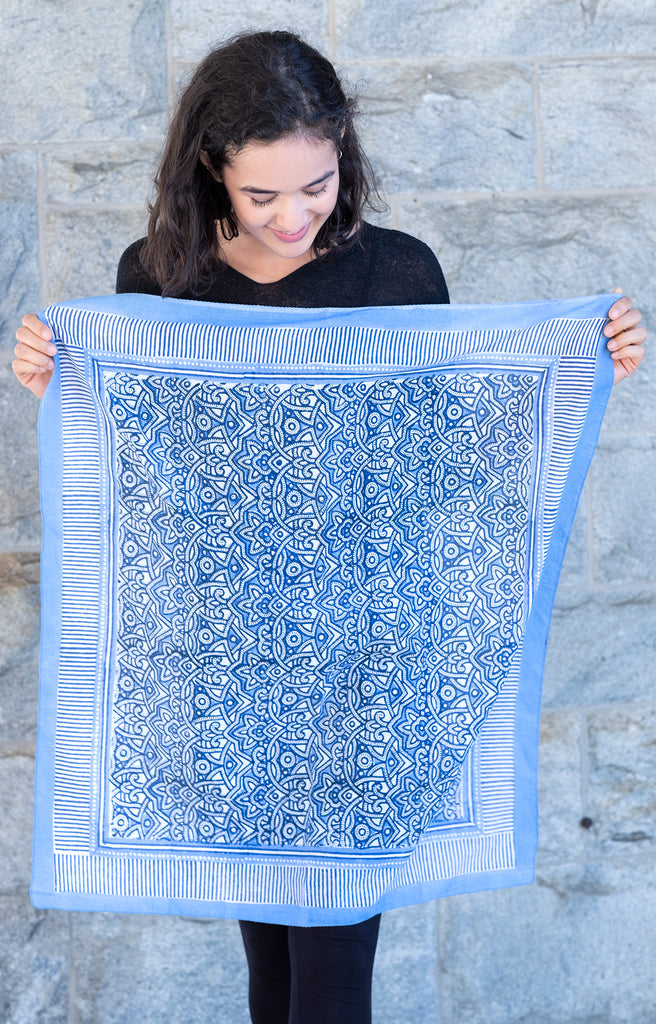 Scarf in Moroccan Blue