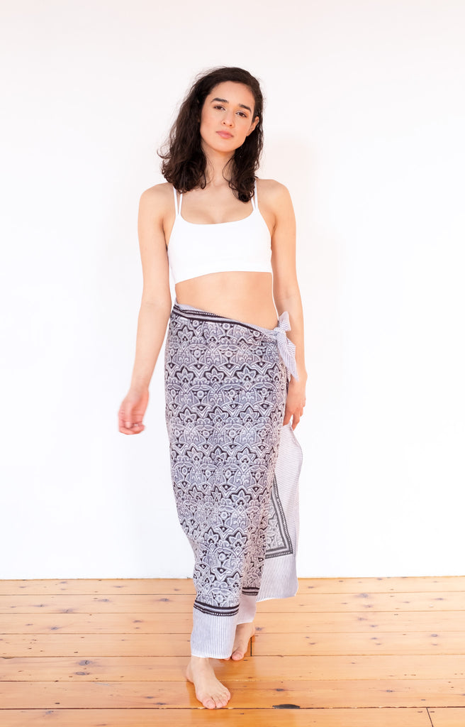 Sarong in Moroccan Grey