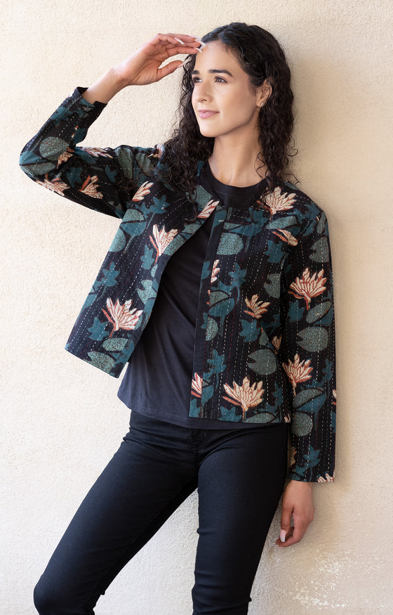 Bolero Jacket in Night Lily