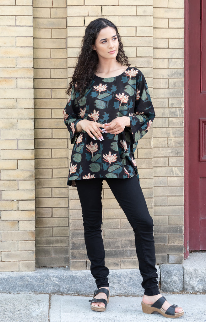 Easy Shirt in Night Lily