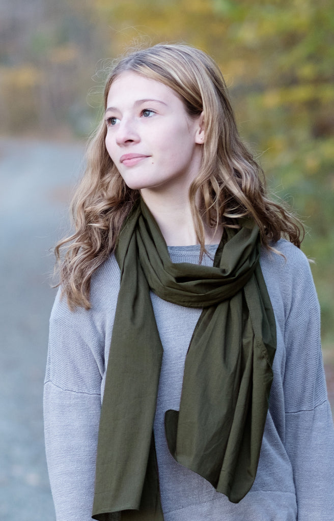 Scarf in Olive