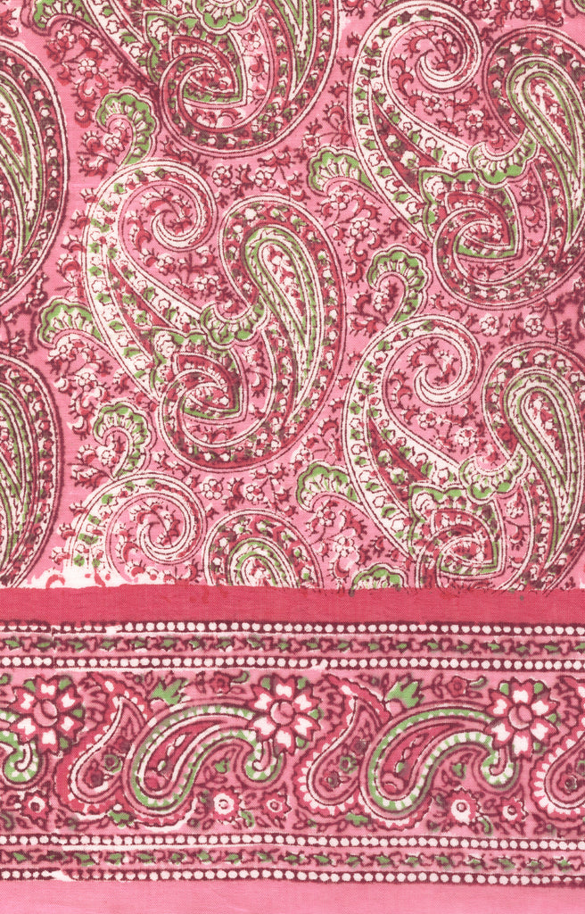 Scarf in Pink Paisley