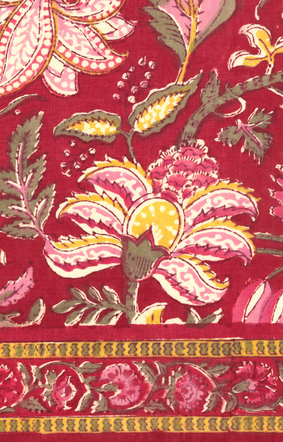 Scarf in Red Tapestry