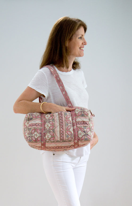 Weekend Bag in Rose Mosaic