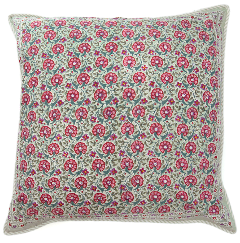Cushion Covers in Sage Cheer