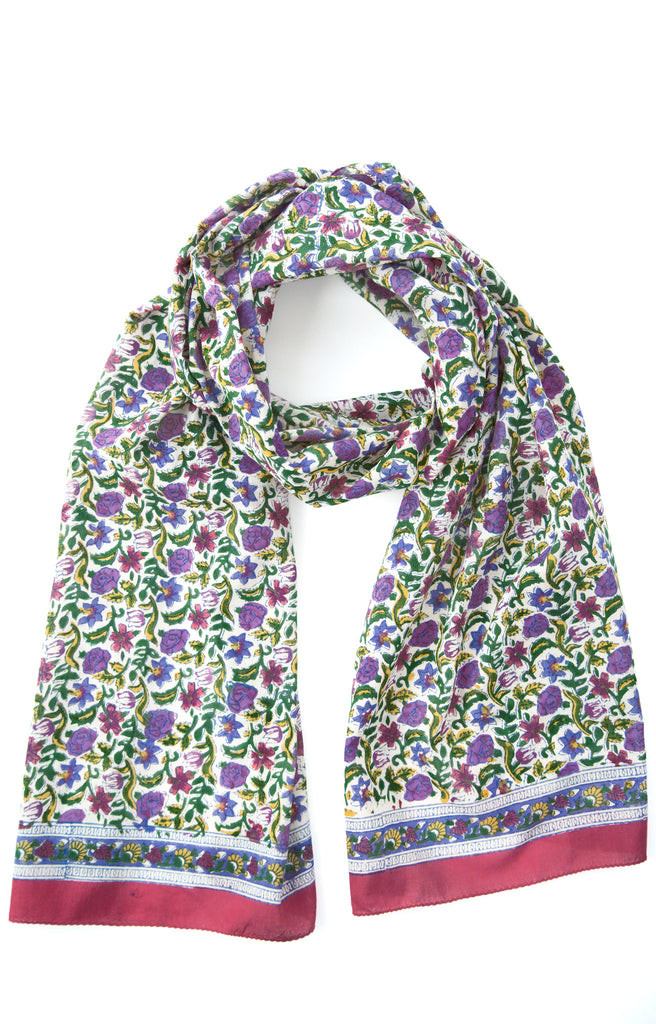 Scarf in Summer Wildflowers