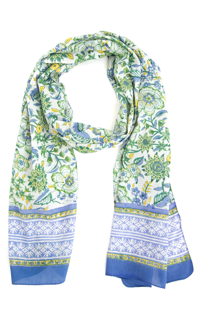 Scarf in Swedish Garden Green