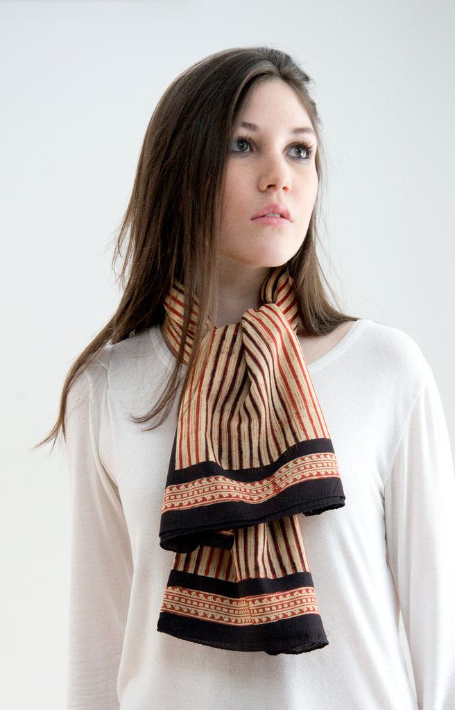 Scarf in Tribal Stripe