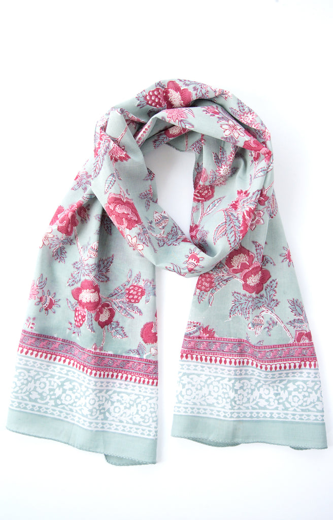 Scarf in Twilight Rose