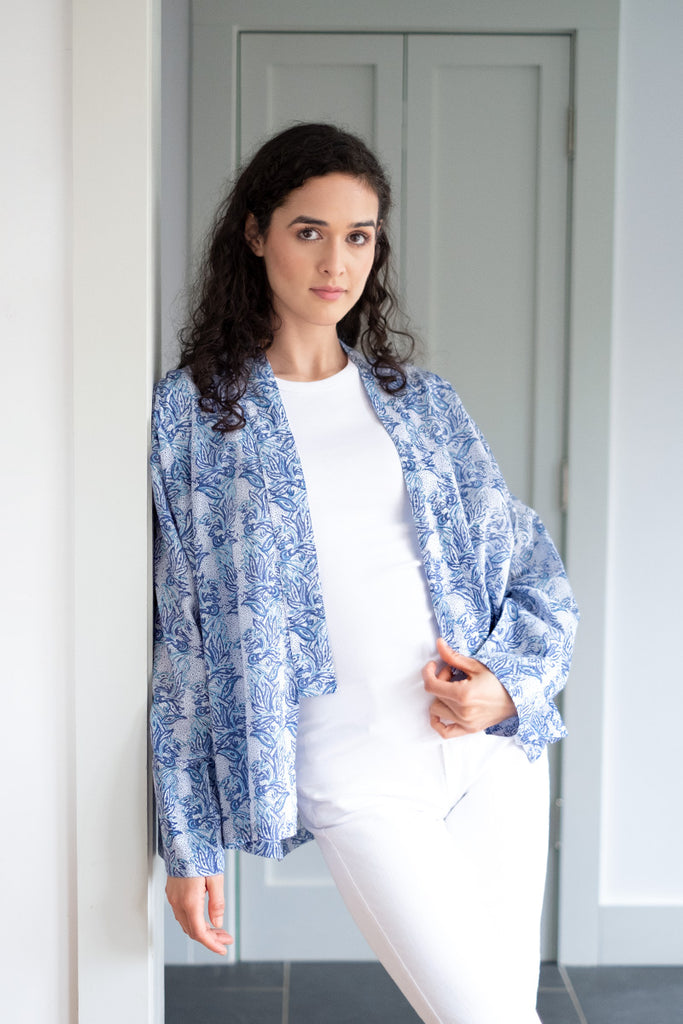 Sara Jacket in Vine Leaves