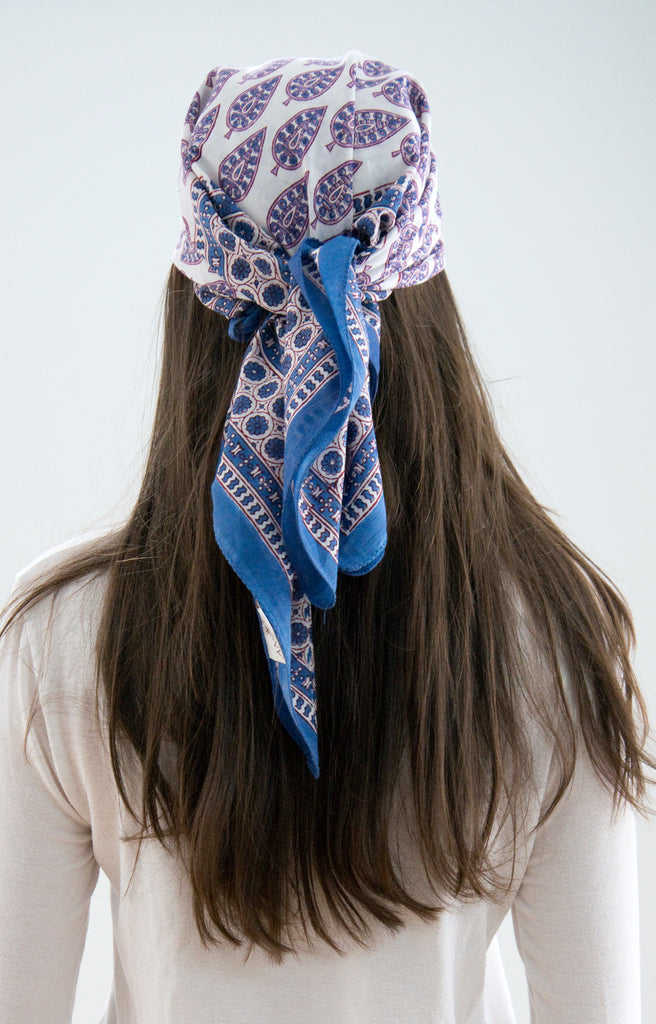 Scarf in Violet Cypress