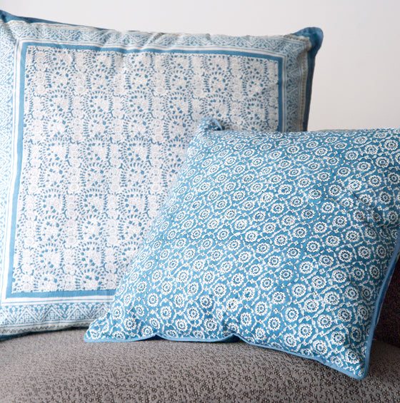 Cushion Covers in Wedgwood Lace