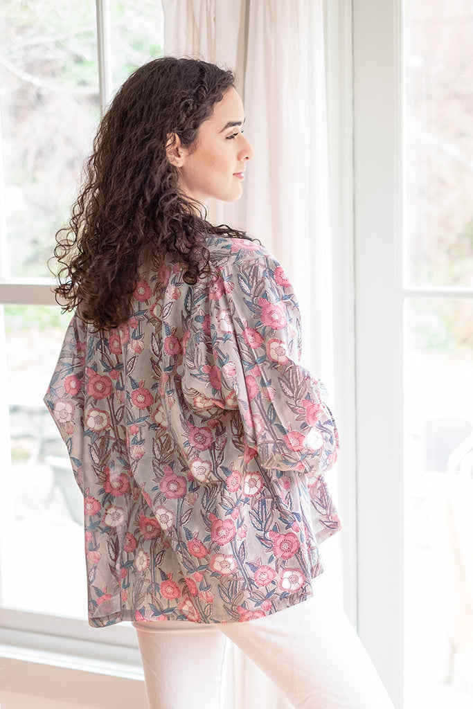 Sara Jacket in Wild Rose