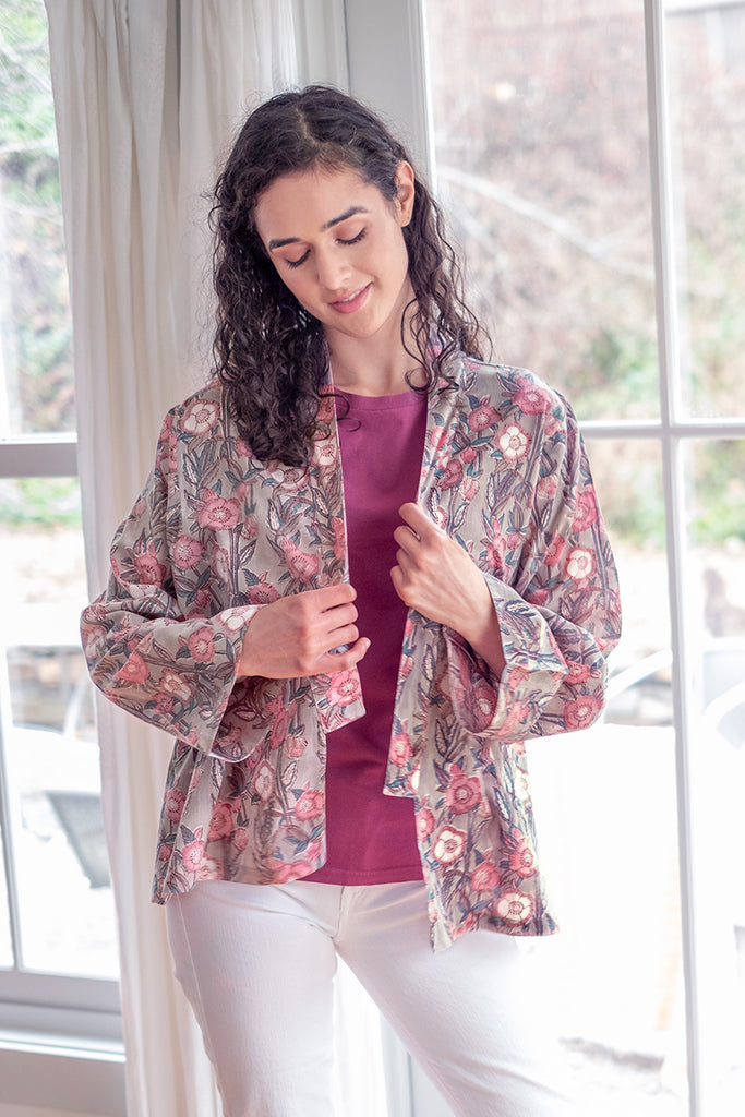 Sara Jacket in Wild Rose