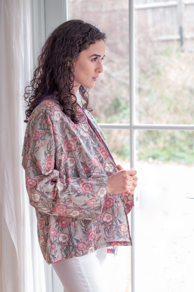 Sara Jacket in Wild Rose