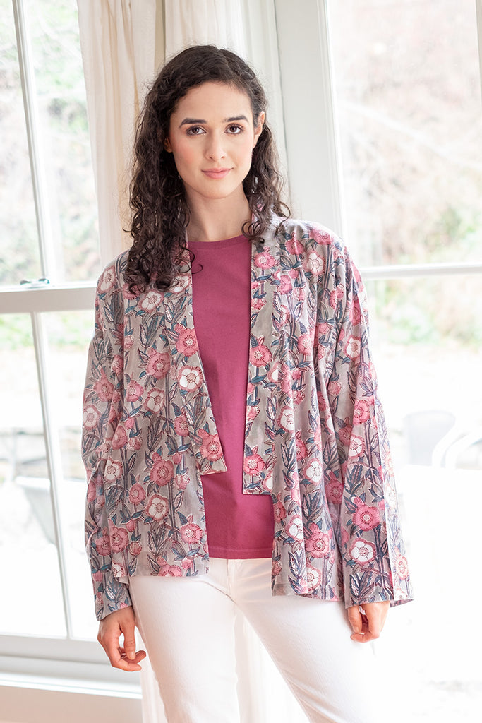 Sara Jacket in Wild Rose