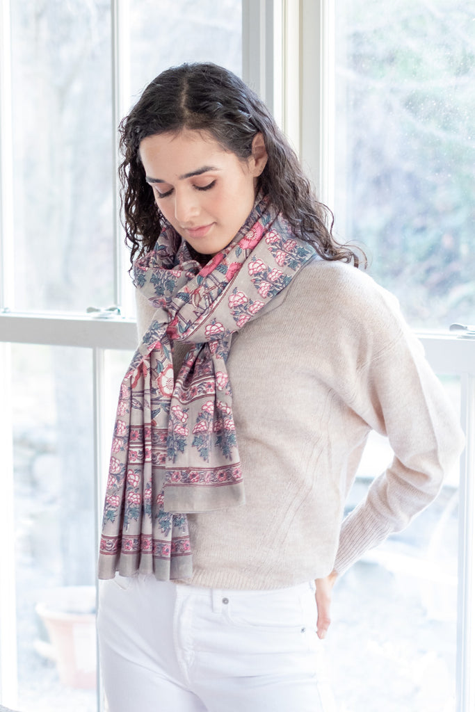 Sarong in Wild Rose